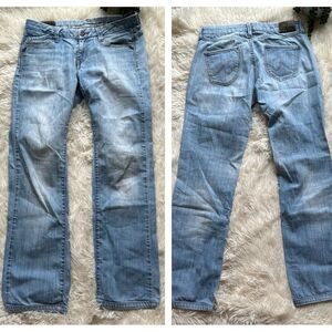 Mango Collection Light Wash Denim Bootcut Jeans Size 6